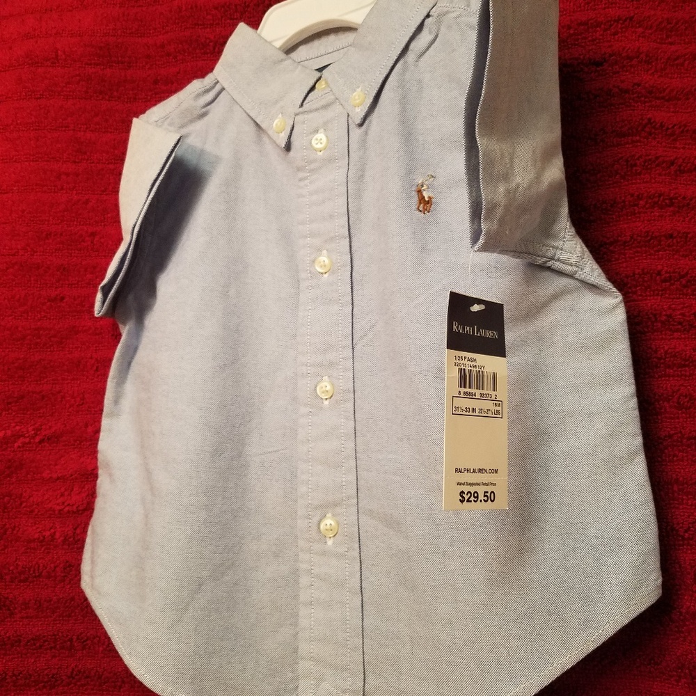 Baby boy Ralph lauren shirt.